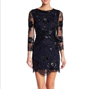 Minuet Long Sleeve Sequin Dress